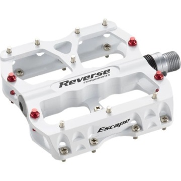 Pedały platformowe REVERSE Escape - White # Mocne DIRT DH FR ENDURO