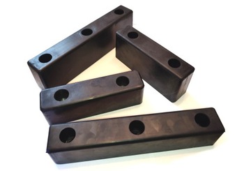 Рампа автомобильный бампер 200x52x80 2 отверстия