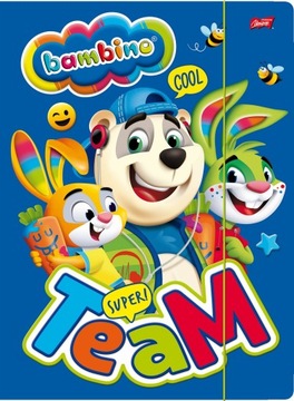 Bambino Teczka z gumką A4 szkolna na rysunki