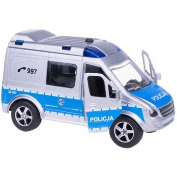 POLICJA VAN Z DŹWIĘKIEM LED ZABAWKA DLA DZIECI