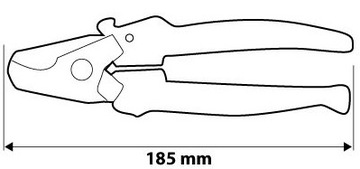 НОЖНИЦЫ ДЛЯ КАБЕЛЬНЫХ ПРОВОДОВ Cu Al NEO 01-510