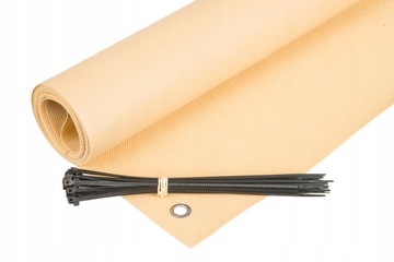 OSŁONA BALKONOWA NA BALKON 1X3M MATA BEŻOWA NA TARAS PŁOT UV 99% + GRATIS