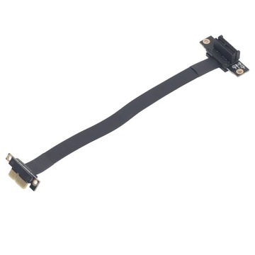 PCI E 3.0 1X do 1X przedłużacz 8 gb/s 20 cm 90 stopni kątowy PCI E DZ