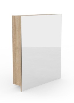 ШКАФ С ЗЕРКАЛОМ ДЛЯ ВАННОЙ 50 СМ - ДУБ СОНОМА