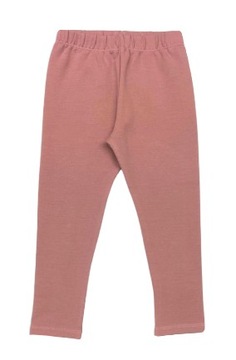 Legginsy OCIEPLANE dla dziewczynki Chrisma RÓŻOWE 128 PL