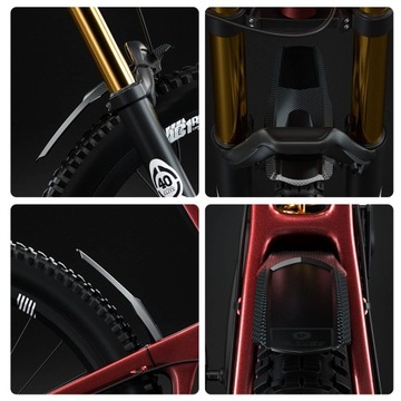 Комплект крыльев MTB с кабельными стяжками, 2 шт.