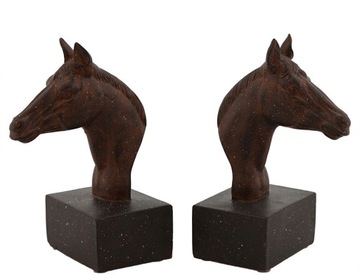 PODPÓRKI do książek bookend KONIE retro