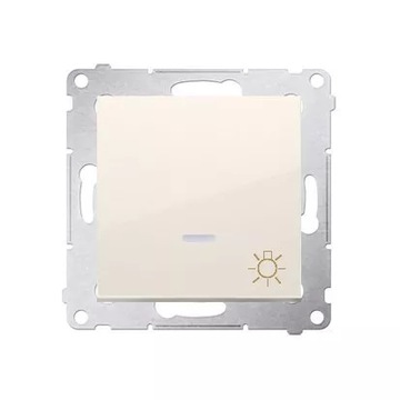 Wyłącznik pojedynczy Klasyczny, Podtynkowy Kontakt-simon biały DS1L.01/41
