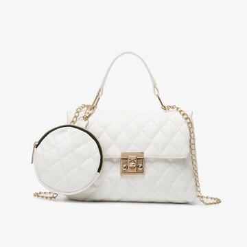 New Trendy Ladies Handbag Diamond Lattice Lock Cha