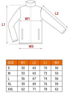 Толстовка рабочая, HD+, размер М.