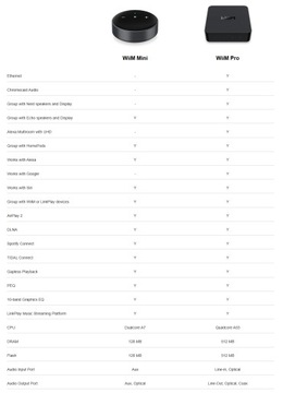 WiiM Pro — голосовые помощники, Ethernet, Chromecast