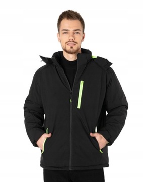 Ciepła Kurtka Narciarska Męska Zimowa H011-02 r XL