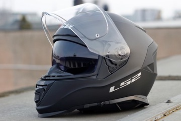 ШЛЕМ LS2 FF800 STORM ЧЕРНЫЙ МАТОВЫЙ ВСТРОЕННЫЙ БЕСПЛАТНО