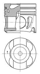 KOLBENSCHMIDT 41716600 PÍST
