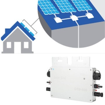 Водонепроницаемый СОЛНЕЧНЫЙ МИКРОИНВЕРТЕР MPPT 800Вт