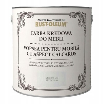 FARBA KREDOWA DO MEBLI RUSTOLEUM SZARY 2,5L