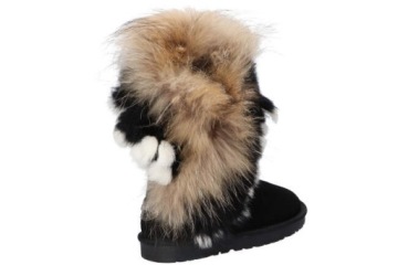 WD840 Snow Boots Emu Winter обувь кожаная мех 38
