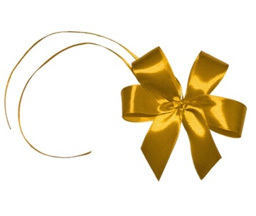 БАНТ, ПОДАРОК, атласная лента - 10 шт.