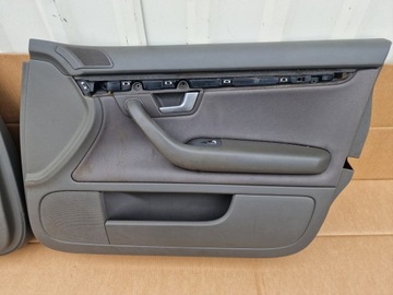 Audi A4 B6 Boczki tapicerki drzwi swing szare Europa