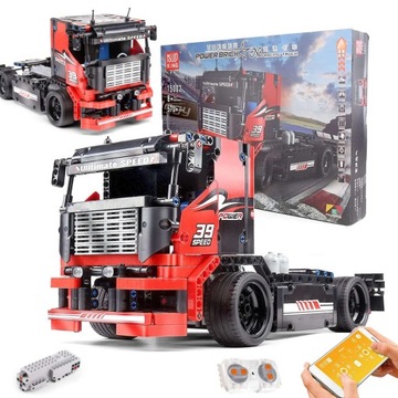 Klocki Technic CIĘŻARÓWKA RC Zdalnie Sterowana NA PILOTA 570 ele Aplikacja