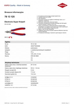 ТОЧНЫЕ БОКОРОЗЕЗЫ SUPER KNIPS 125MM