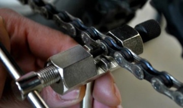 Цепной ключ свободного хода каретки, съемник кривошипа