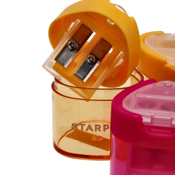 Двойная точилка с контейнером для смешивания цветов Starpak.
