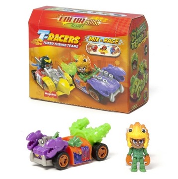 T-RACERS SERIES 5 COLOR RUSH - АВТОМОБИЛЬ С ВОДИТЕЛЕМ (фигурка + набор машин)