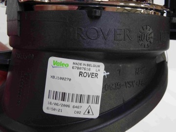 NOVÝ ORIGINÁLNÍ HALOGEN LEVÝ FREELANDER ROVER 45 75