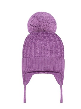 Czapka Fiolet Barbaras Pompon WX30 44/46