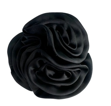 KWIAT Z MATERIAŁU BROSZKA POTRÓJNA RÓŻA PREZENT LOLITA ACCCESSORIES 9 CM