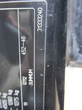 DVEŘE LEVÉ PŘEDNÍ VOLVO XC60 I 2011R KOMPLETNÍ 452-46