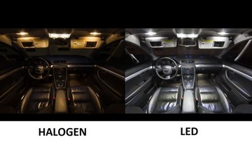 AUDI A6 C7 WHITE Комплект светодиодного освещения салона