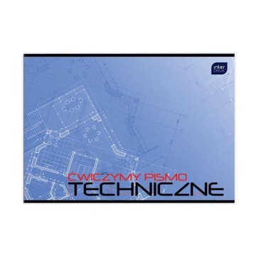 A4 Blok Ćwiczymy Pismo Techniczne 170g/m2 6K