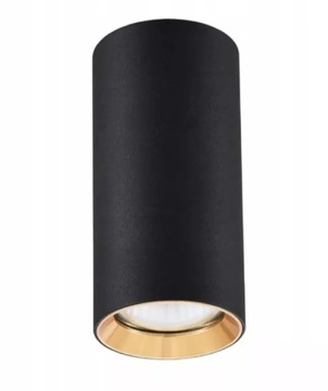 SPOT TUBA MANACOR CZARNO-ZŁOTA GU10 LIGHT PRESTIGE
