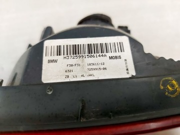 BMW 3 F30 F31 SVĚTLO LEVÝ ZADNÍ W KRYT LED 183611