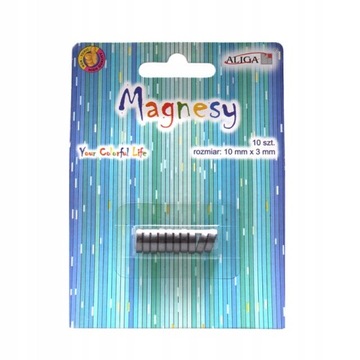 MAGNESY 10 SZTUK ALIGA MAG-3434 10MM X 3MM 5902150