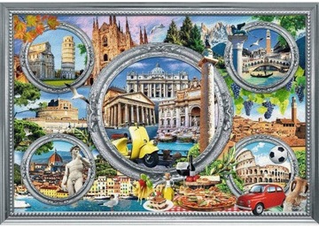 PUZZLE 1000 el. WŁOSKIE WAKACJE TREFL