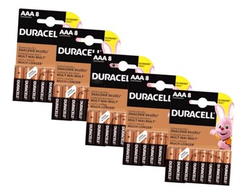 ZESTAW Baterii Duracell Basic LR03 E92 R03 40 szt