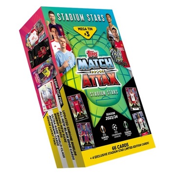 Karty piłkarskie Match Attax Duża Puszka 2023/24 Możliwy wybór koloru Topps
