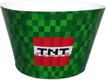 ЧАШКИ ДЛЯ МАФФИНОВ MINECRAFT УКРАШЕНИЯ 6 шт.