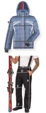 МУЖСКОЙ ЗИМНИЙ ЛЫЖНЫЙ КОСТЮМ ДЛЯ ГОРНОЛЫЖНОЙ СКЛОНЫ МЕМ. 20 000 л