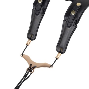 Плечевой ремень, широкий, мягкий, удобный, из двойной искусственной кожи.