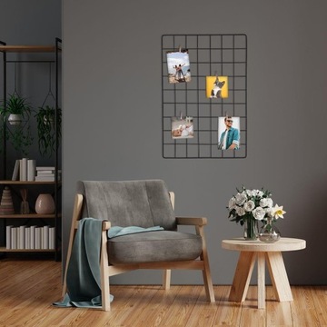 Организатор стен для заметок документирует металлическая каркасная доска 57x38 см.