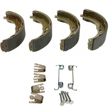 SZCZĘKI HAMULCOWE + SPRĘŻYNKI DUCATO JUMPER BOXER