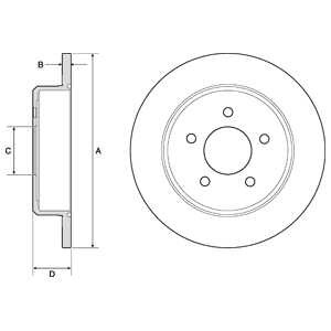 ЗАДНИЕ ДИСКИ, КОЛОДКИ, DELPHI JEEP CHEROKEE