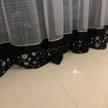 ШТОРА ЦИРКОНИЙ 400Х160 ЛАЗЕРНАЯ ВЫРЕЗКА КРУГЛЫЙ ЛУК