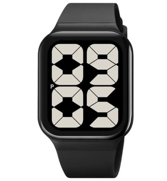 Zegarek damski SKMEI elektroniczny data 12/24 LED