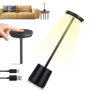 LAMPKA NOCNA NA STOLIK NOCNY, ŁADOWANYM PRZEZ USB ,3 KOLORY JASNOŚCI