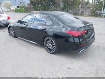 Mercedes Klasa C W206 2021 Mercedes-Benz Klasa C 2022r., C 300, od ubezpieczalni 2.0 Benzyna 255KM, zdjęcie 4